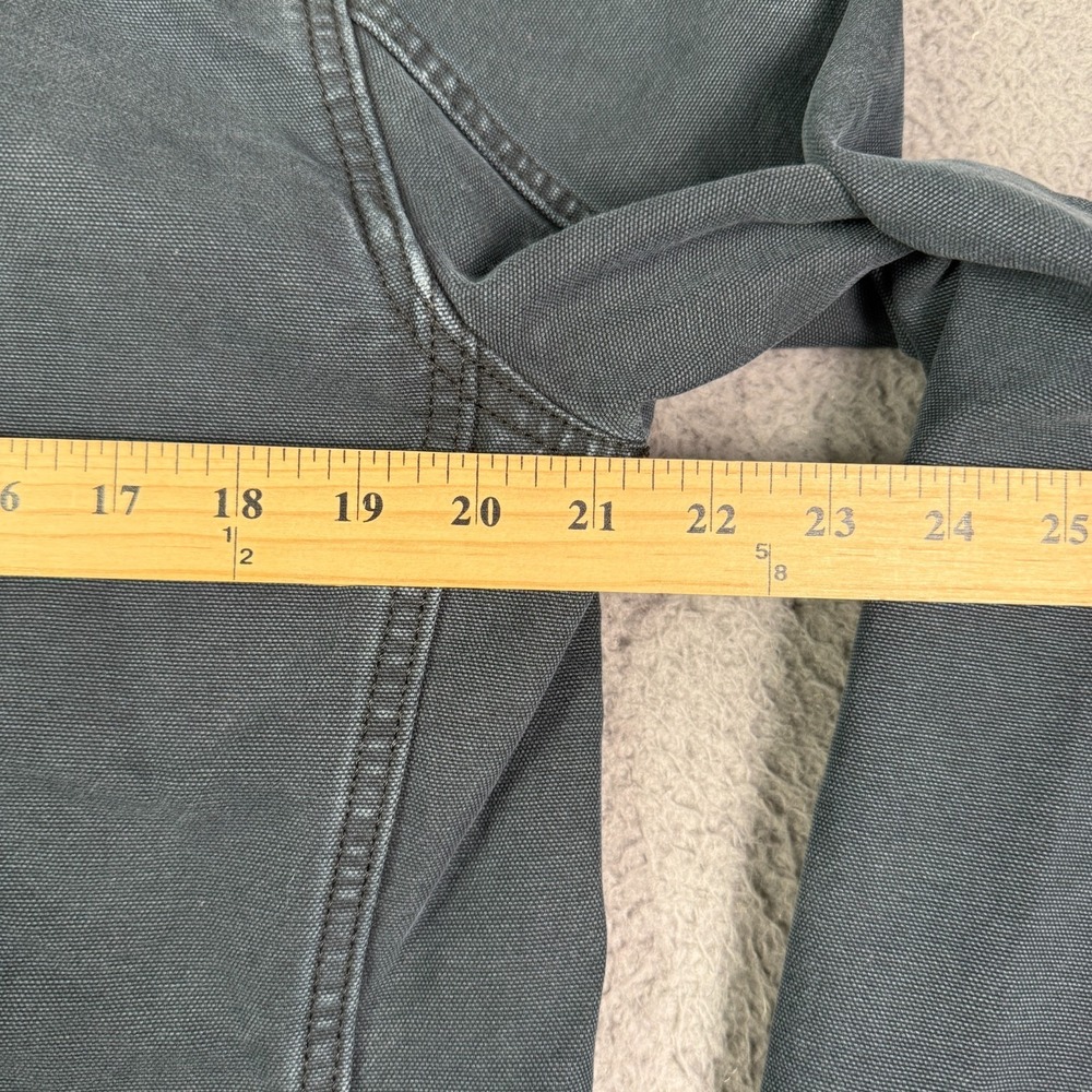 Levi's Engineer's Chore Coat Work Jacket Shacket Mens M Caviar Grey Pockets - Picture 9 of 12